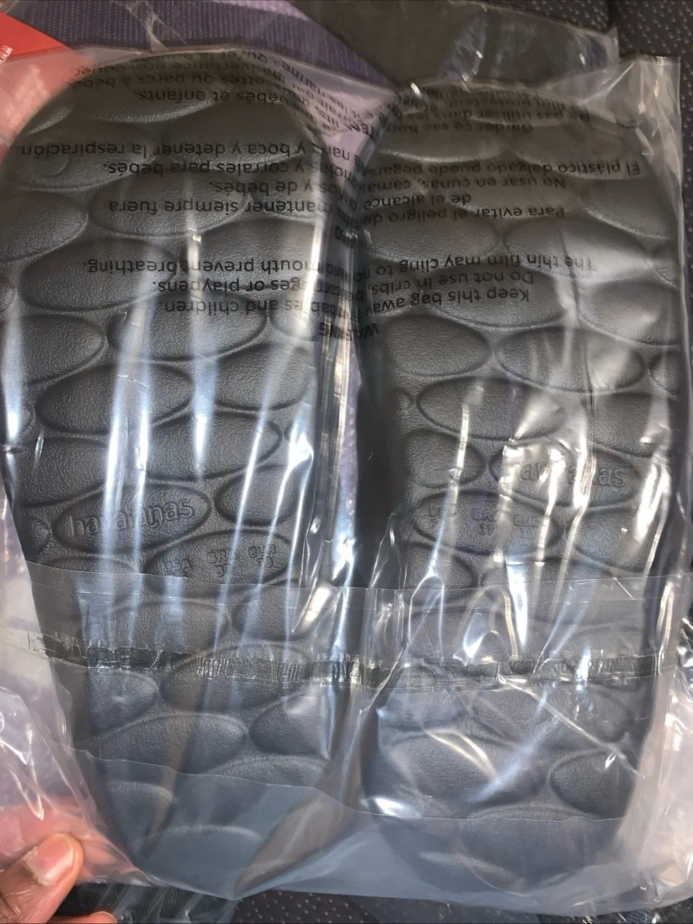 Havaianas Black Foam Flip-Flop Sandals